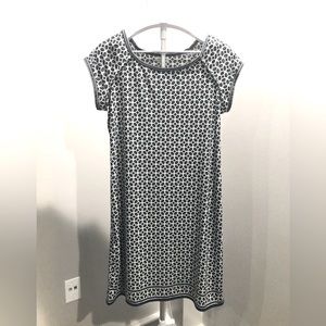 Patterned navy and green dress by Max Studio, size XL